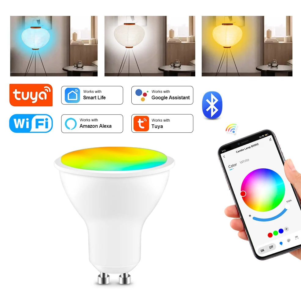 Smart Gu10 Tuya Led Light Light, Alexa Google | Кипр – InterCyprus