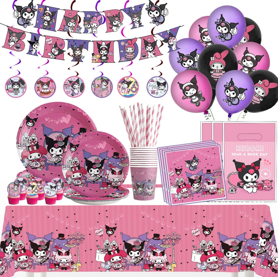 Kuromi Birthday Decorations