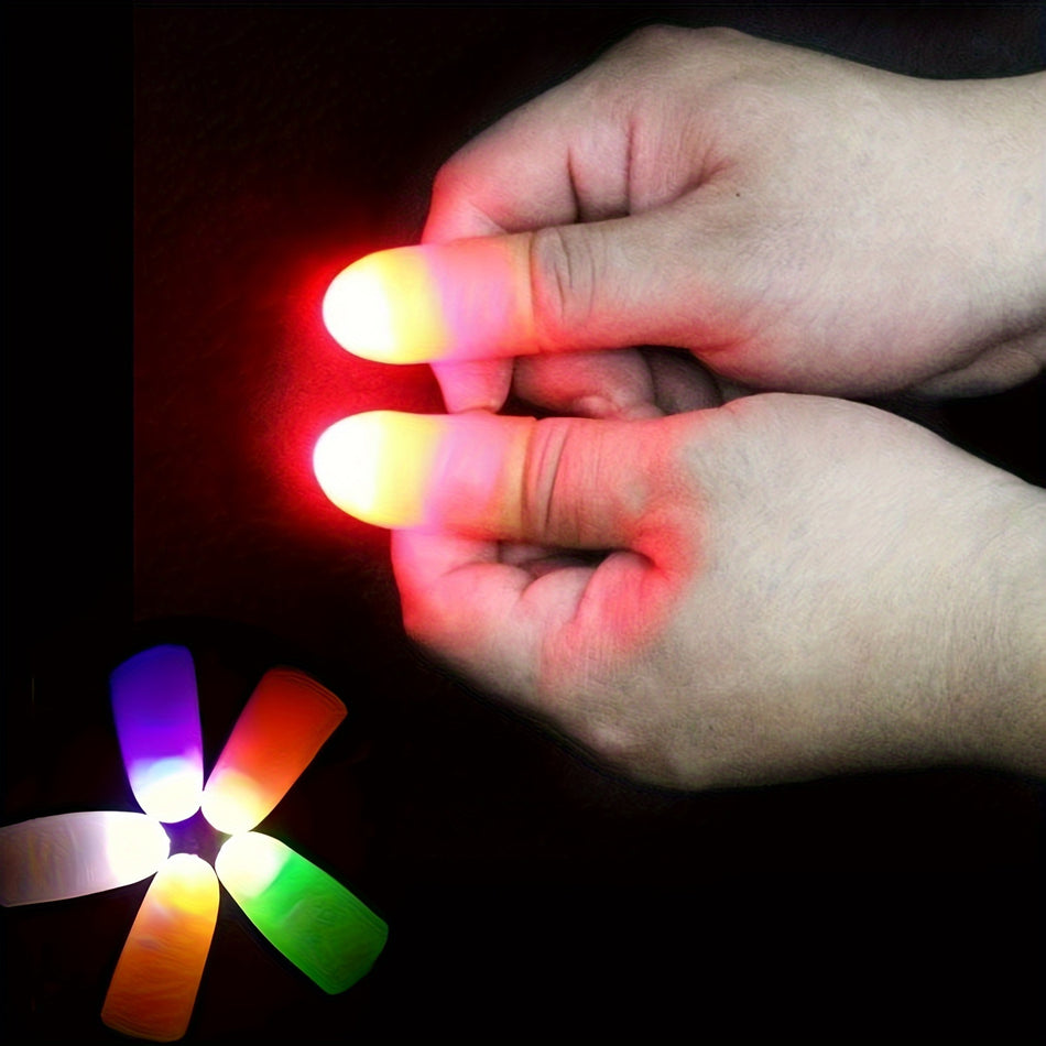 Magic Glow Finger Lights - Colourful Thumb Toys for Nighttime Fun