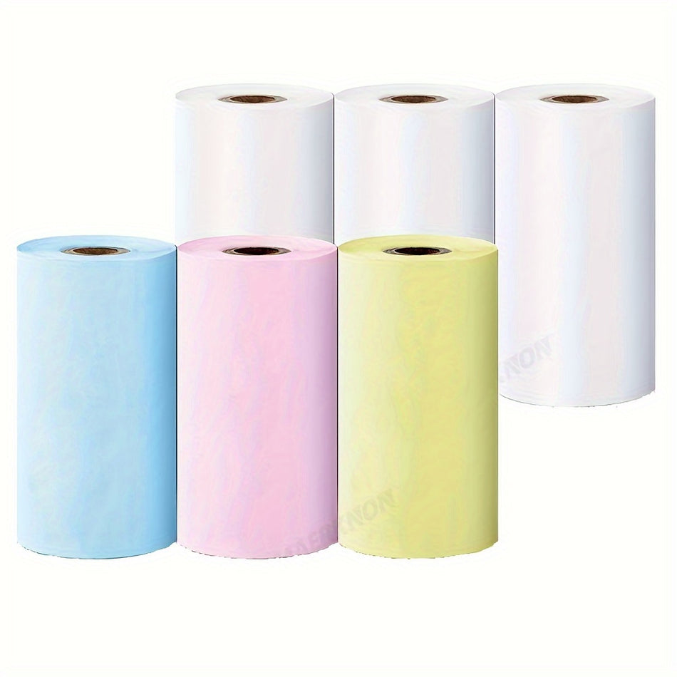 57MM Rolls Self-Adhesive Thermal Printing Paper for Mini Printers - Cyprus