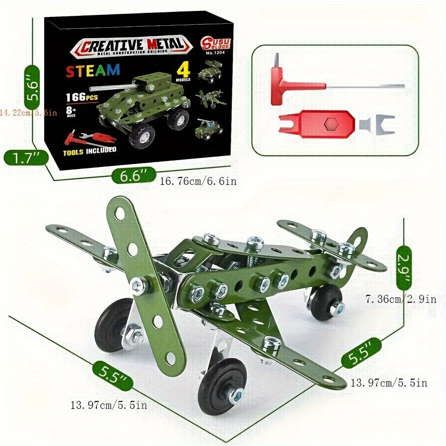 166pcs Military Series STEAM Building Blocks - Cyprus