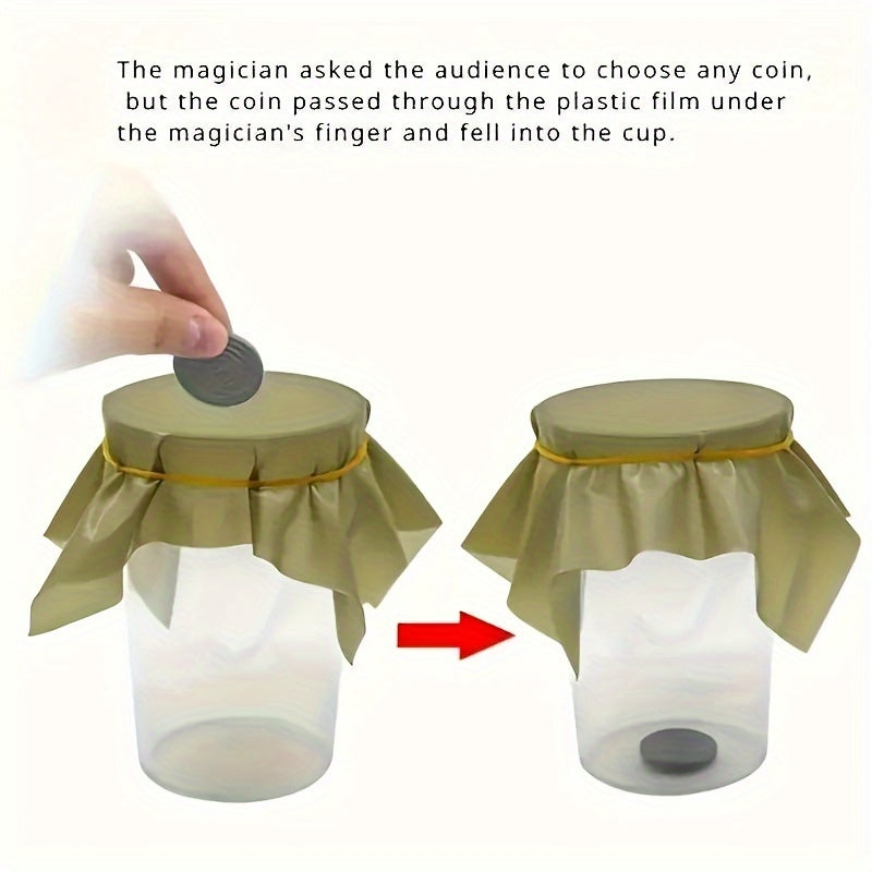 Magic Coin Penetration Trick Set - Perfect for Close-Up Illusions