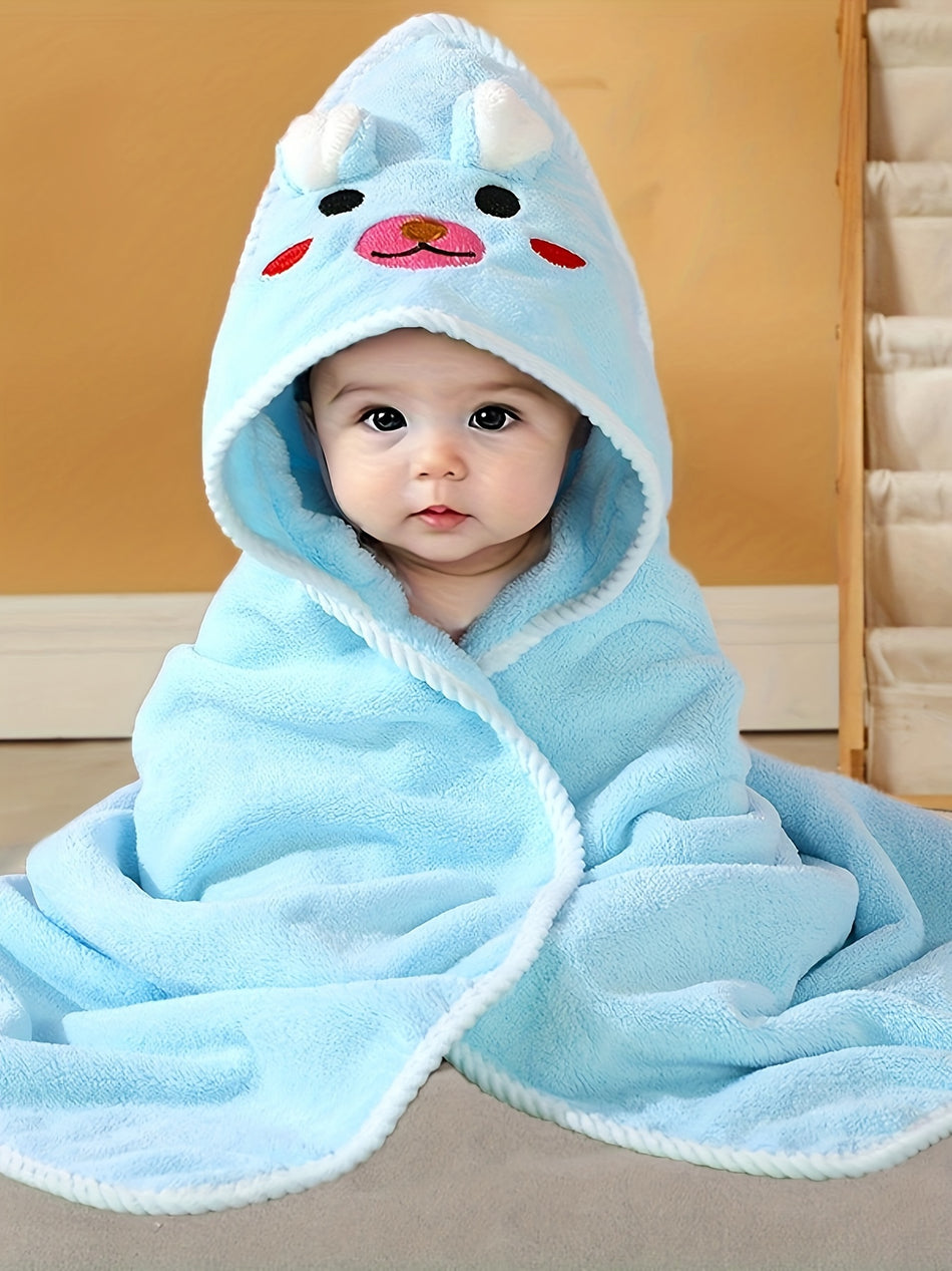 Baby's Animal Pattern Hooded Bathrobe - Soft Comfortable Pajama - Must-have After Swimming - Cyprus