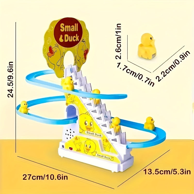 Interactive Little Ducks Climbing Stairs with Lights and Music - Perfect for Parent-Child Bonding - Cyprus