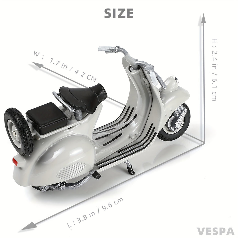 Vespa GTS 125cc Miniaturs -Rollermodell - 1/18 Skala sammelbar, idealer Kuchen -Topper oder Souvenir - Zypern