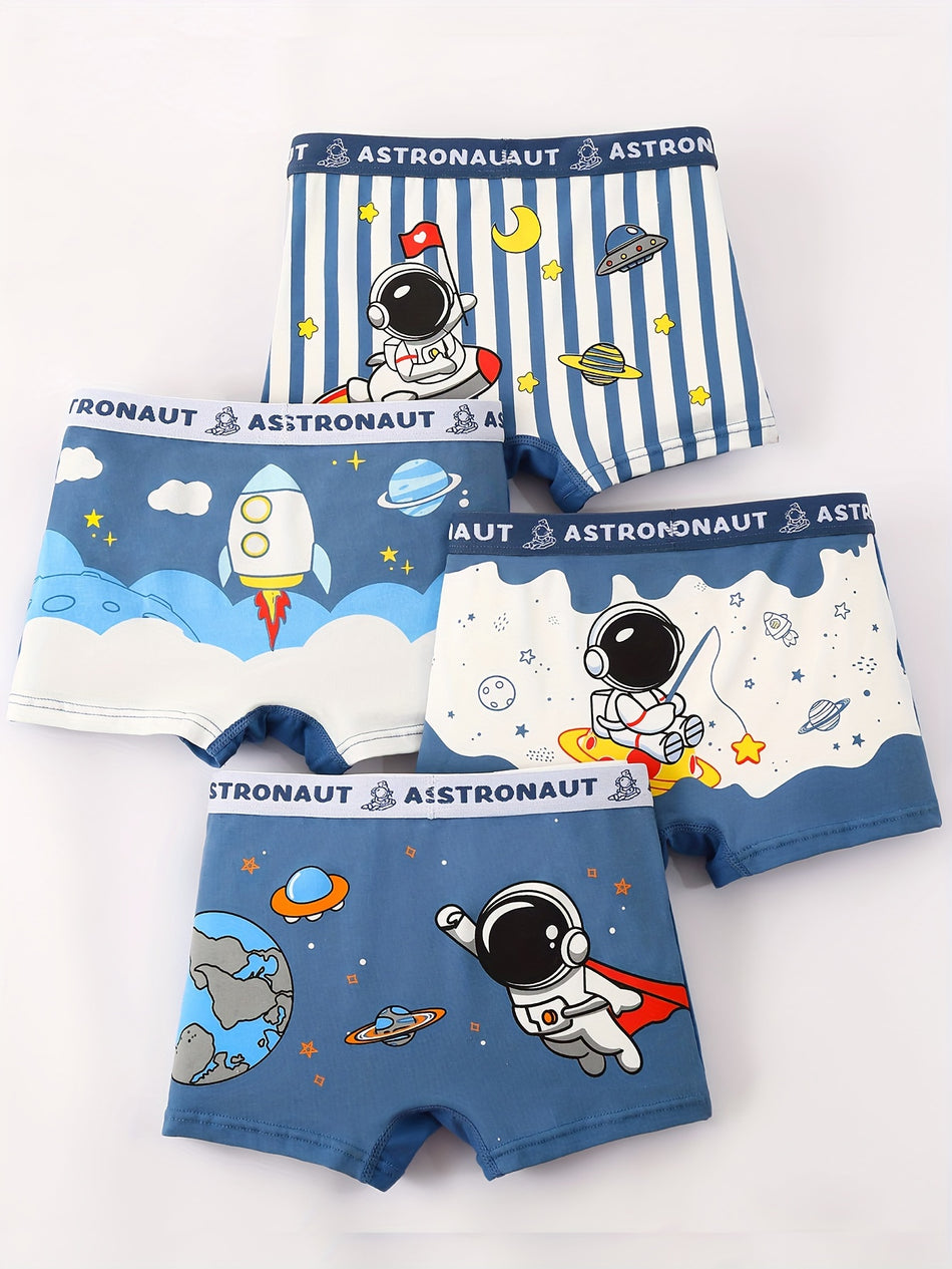 Space Adventures Toddler Boys Underwear 95% Cotton Boxers Briefs - Cyprus