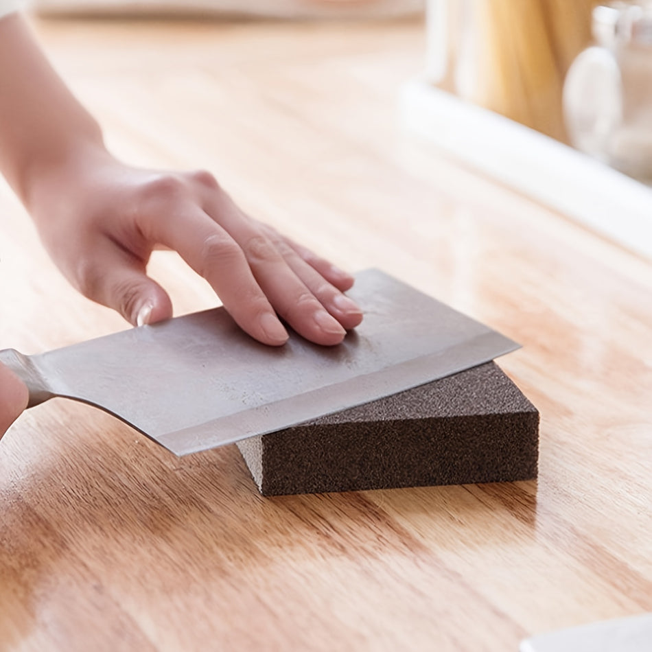 Diamond -Sandschwamm schrubbber nach mühelosen Topf und Pfannenreinigung