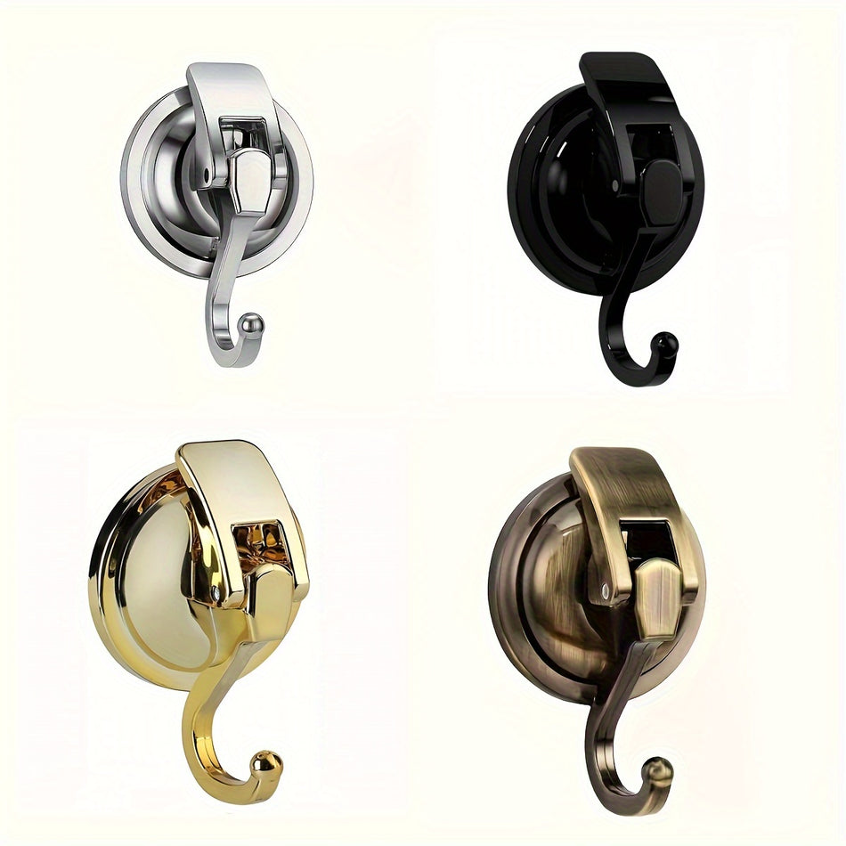 Strong Vacuum Suction Hooks - Reusable & Drilling-Free for Easy Installation