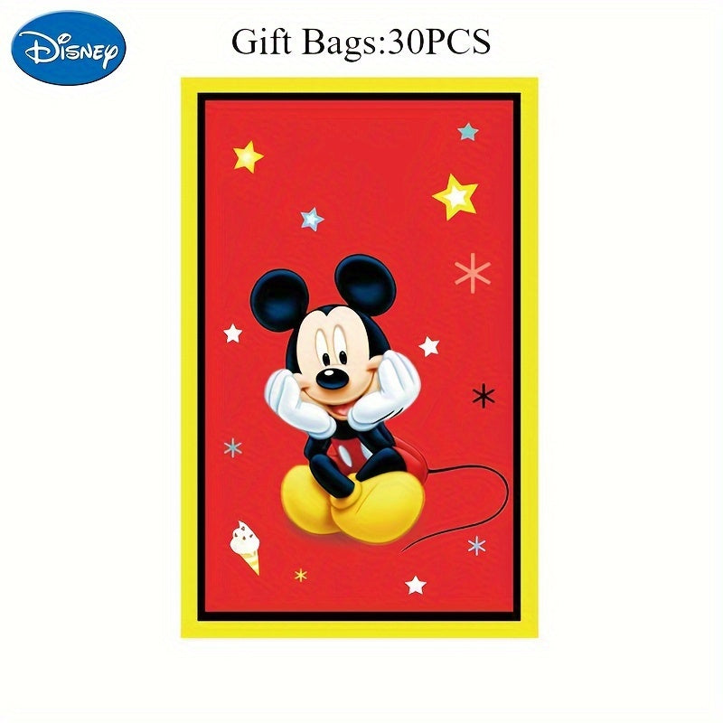 🔵 Disney Mickey Mouse Sweet Style Πλαστικές τσάντες πάρτι - Κύπρος