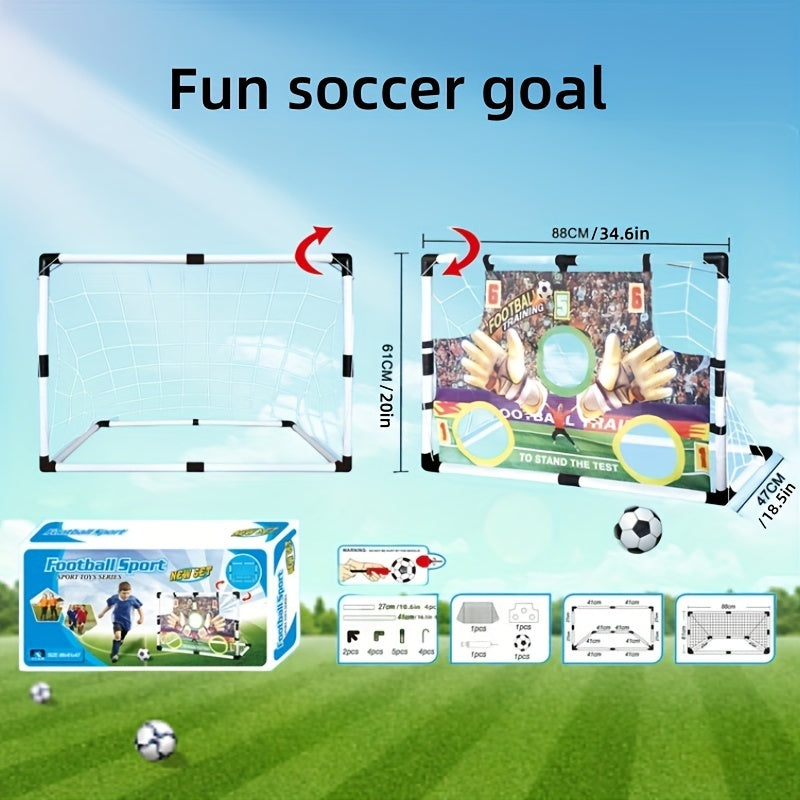 Mini Soccer Goal & Scoreboard Set - Precise Shooting Practice & Training Equipment for Kids - Cyprus