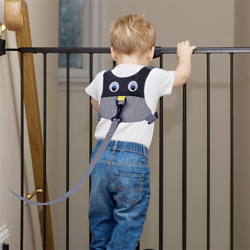 "Child Safety Harness with Cartoon Leash 🐾"