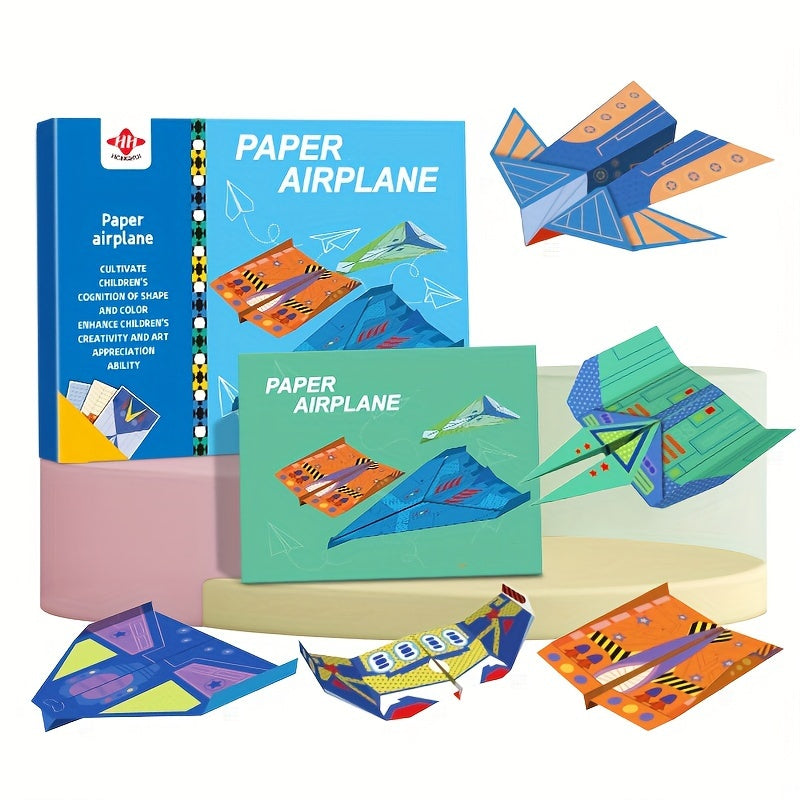 36PCS 3D PAPIER AIRPLAN ORIGAMI DIY MANUEL POUR 14 ans et plus