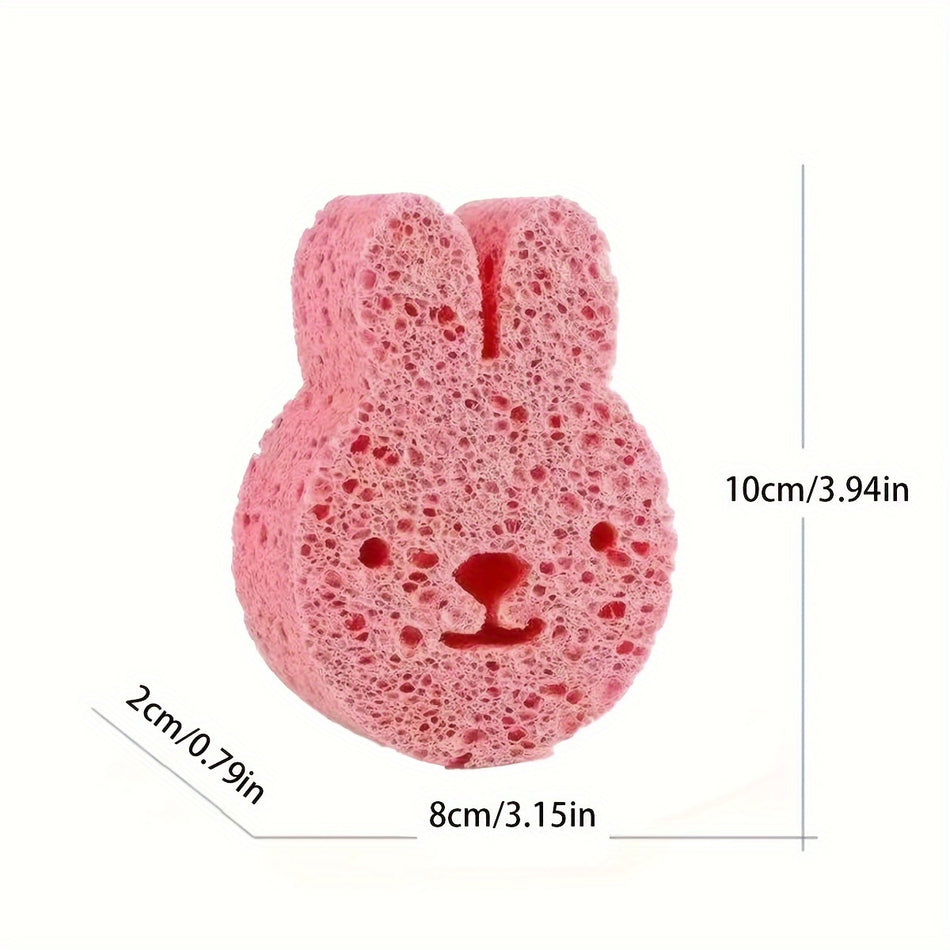 Ultra-Soft Microfiber Baby Bath Sponge with Gentle Foaming Wood Pulp Cotton for Kids 3-8 Years 🛁