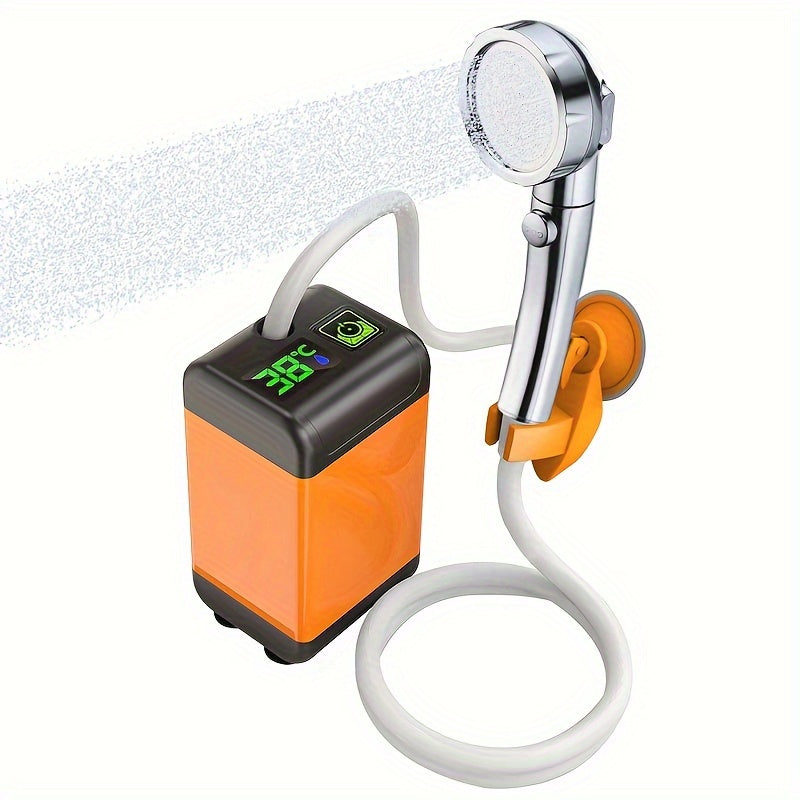 Outdoor Camping Simple Shower Device - Electric Water Pump Shower, Camping And Hiking Bathing Artifact - Cyprus