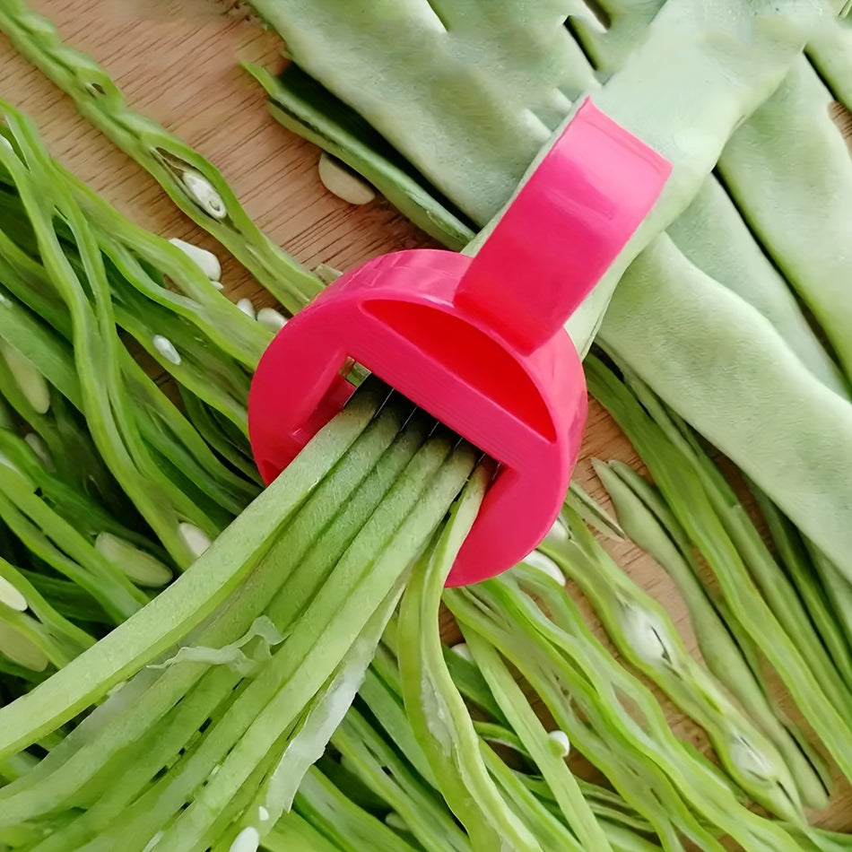 Versatile Stainless Steel Bean Slicer and Grater