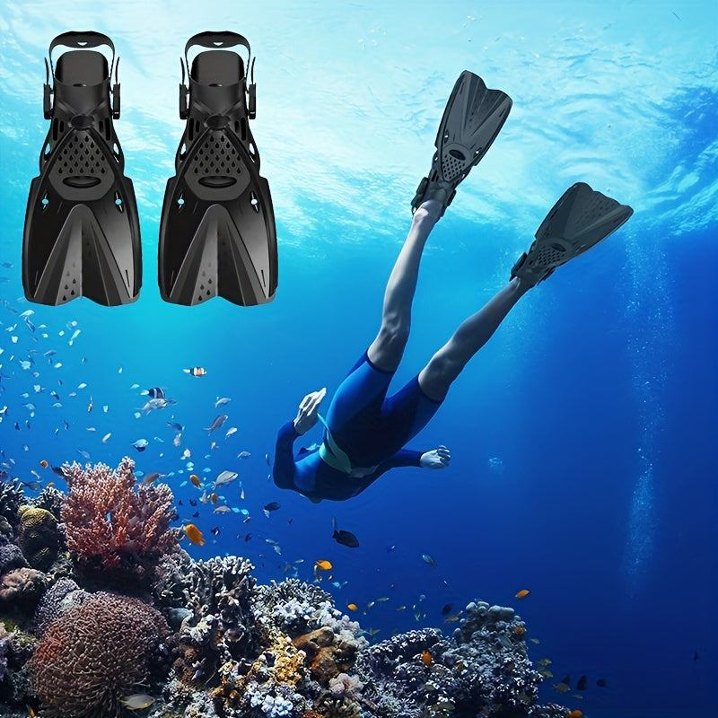 Adjustable Open Heel Snorkel Fins for Men and Women - Cyprus