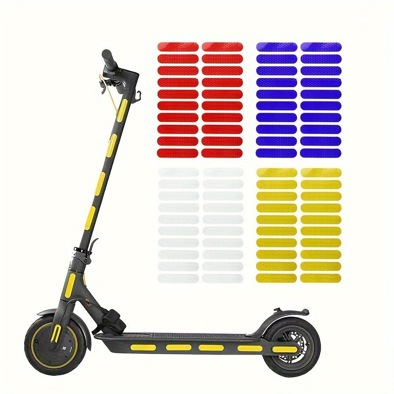 20-Pack Reflective Safety Stickers for Electric Scooters - Cyprus