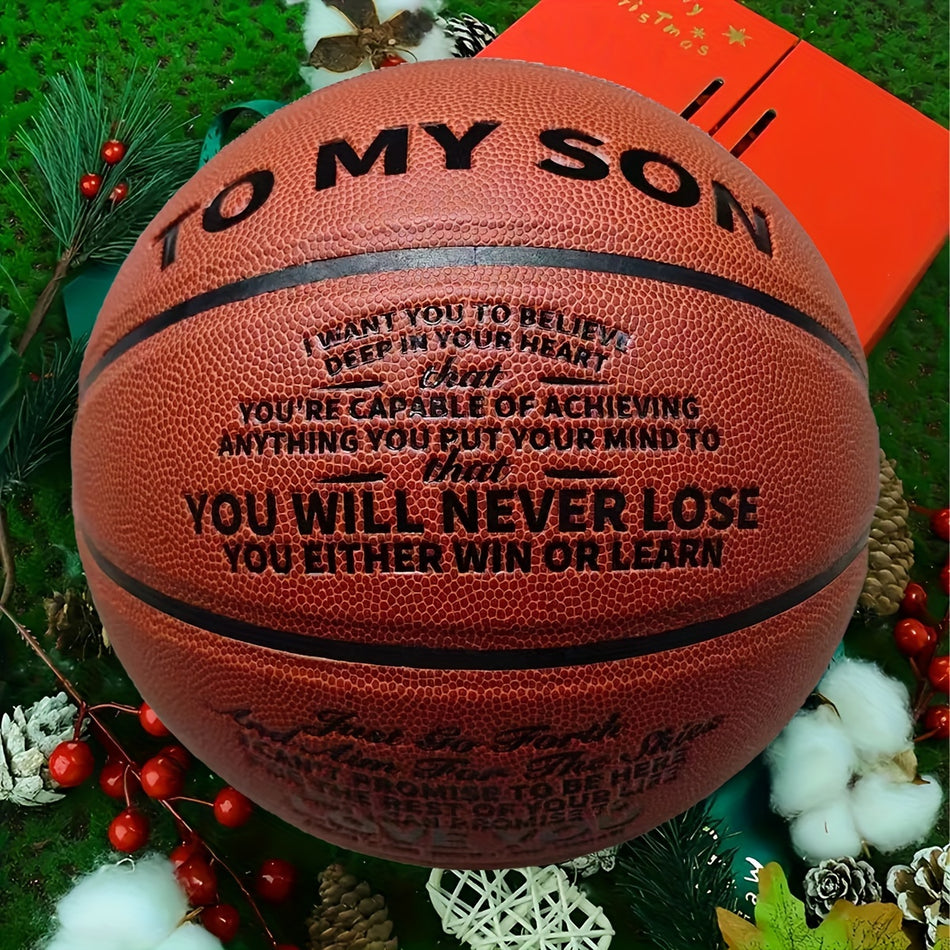 To My Son Inspirational Basketball - Size 7 Standard - Cyprus