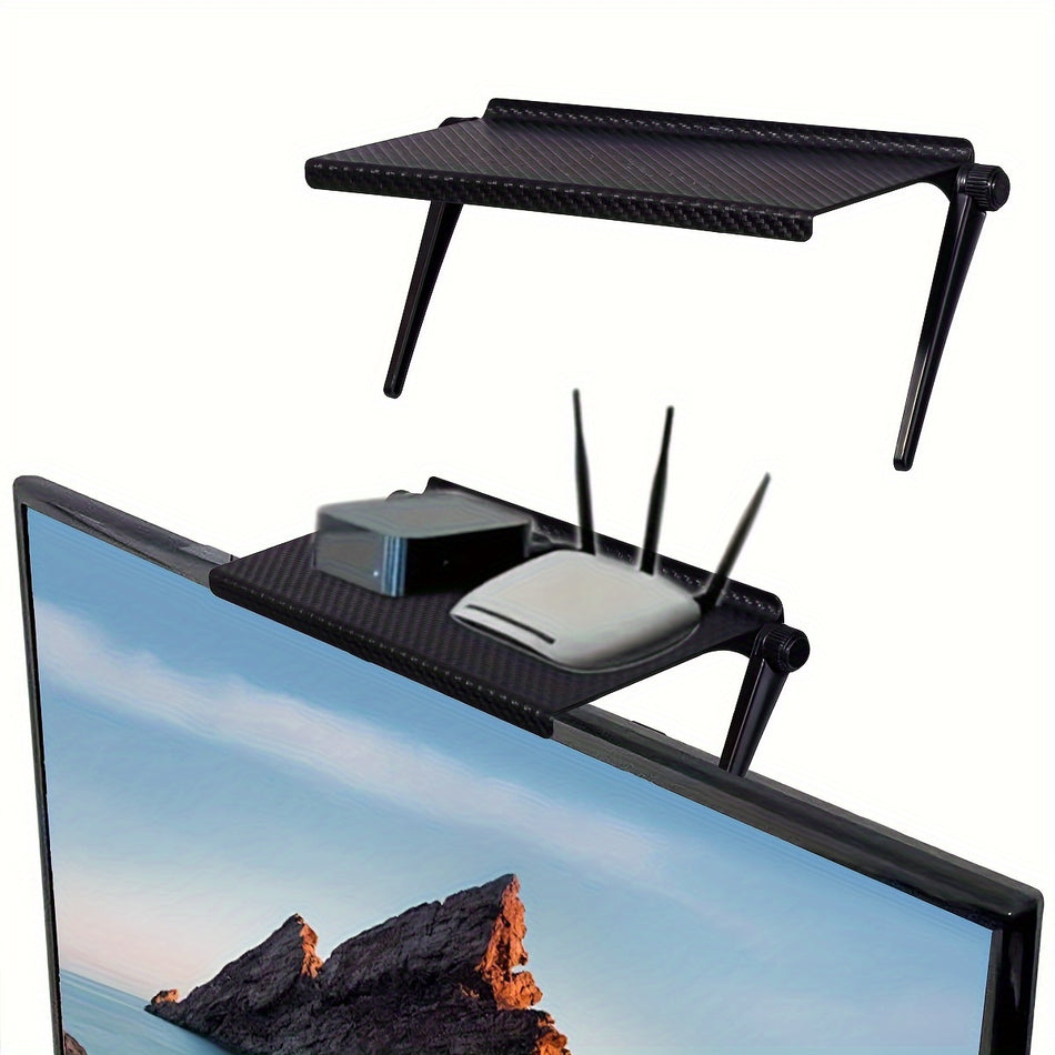 Adjustable TV Screen Top Shelf & Desktop Organizer - Cyprus