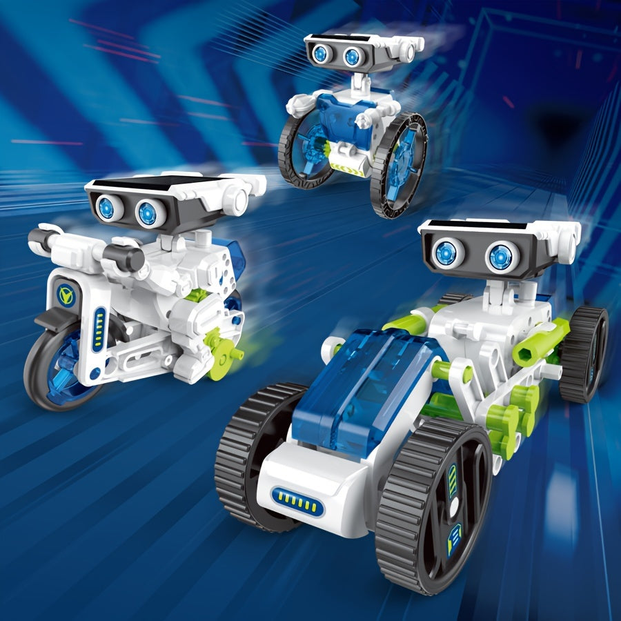 12-In-1 Solar-Powered Robot Kit for Ages 8+ - Cyprus