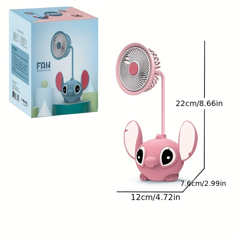 Stitch USB Charging Fan With Pencil Sharpener - Cyprus