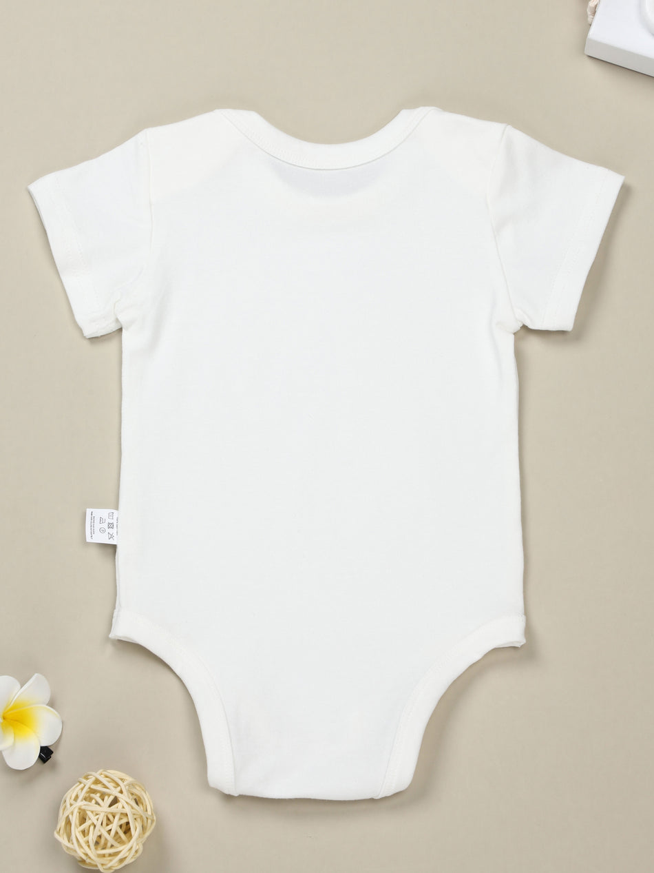 Soft Cotton Baby Bodysuits with Alphabet Pattern - Cyprus