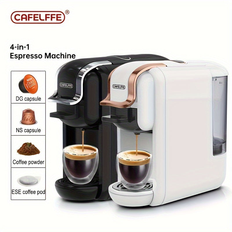 Cafelffe 4-in-1 Espresso Machine - Hot & Cold with 19 Bar Pressure - Cyprus