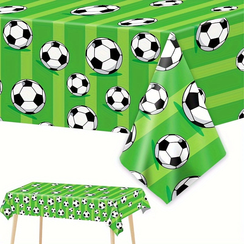 🔵 Futbol Teması Doğum Günü Masası Kapak Dekorasyonu - Kıbrıs