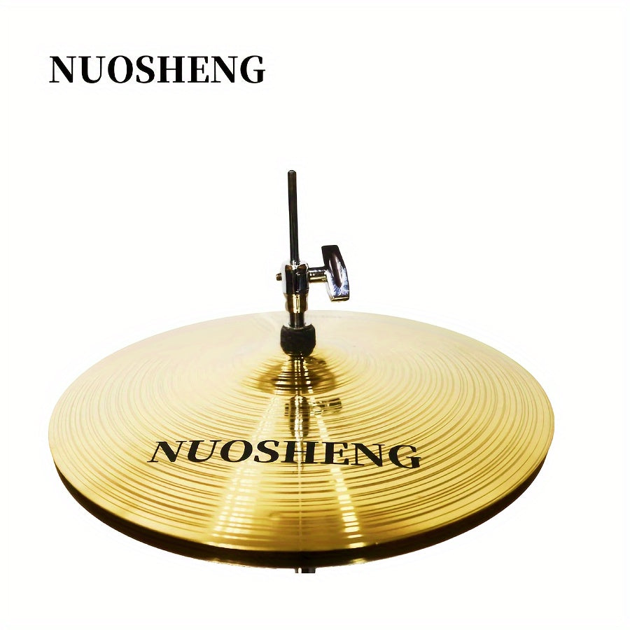 NUOSHENG 14 ιντσών Επαγγελματικά ορείχαλκο Hi-Hat Cymbals με σφιγκτήρα