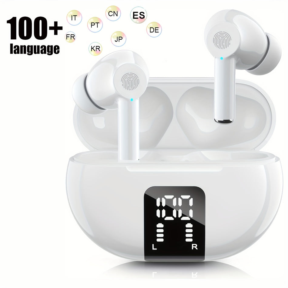 Translator Earbuds 144 Language Real Time 2-Way Translation Earbuds, Portable Translation Headset With APP For Music And Calling - Cyprus