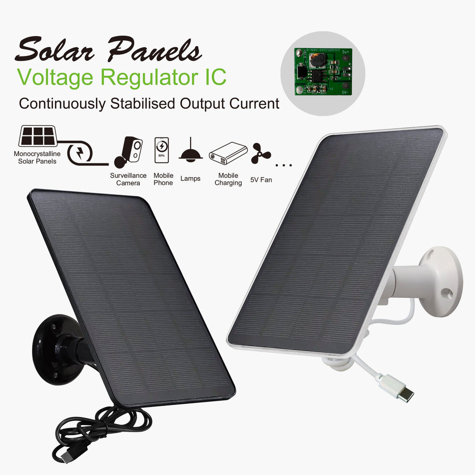 Solar Panel Charger for Low Power Devices - Outdoor Travel and Camping - Cyprus