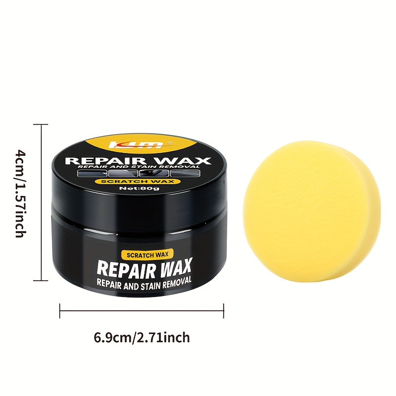 KJM Premium Car Scratch Repain Cream - 80g Auto Paint Restorer