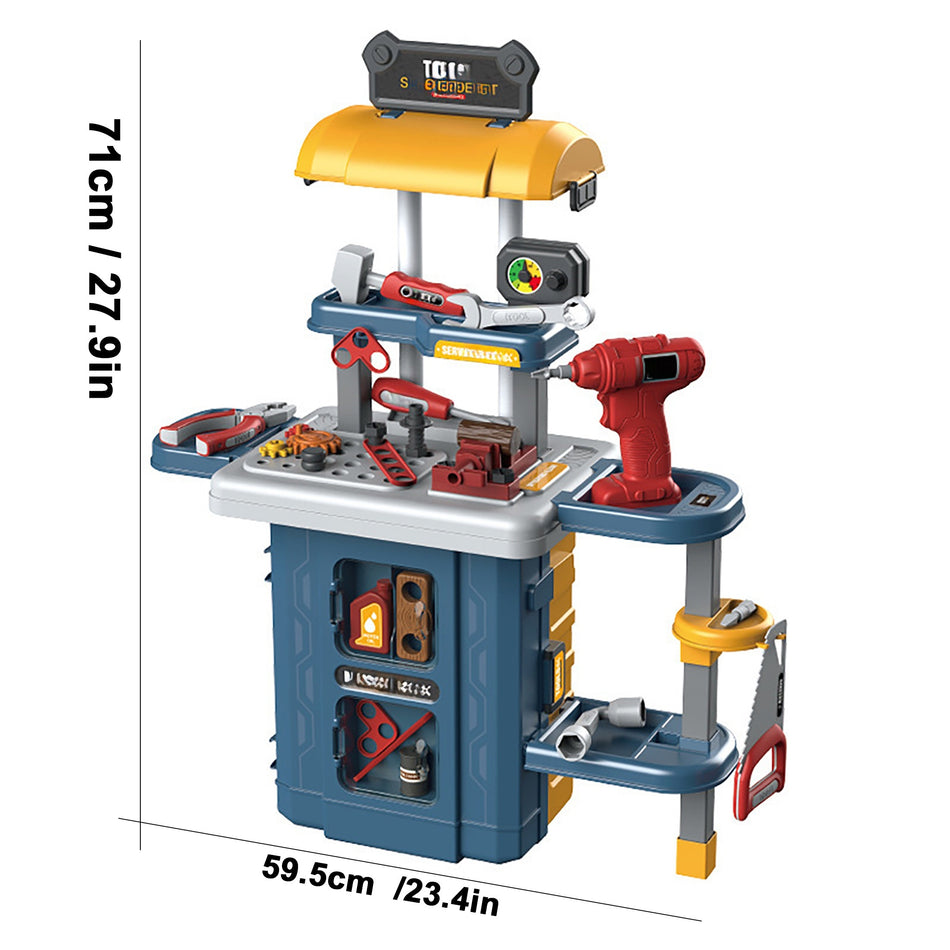 Трансформирование чемодана Playset - притворяться Kitchen & Medical Kit для детей в возрасте 3-6 лет - Кипр