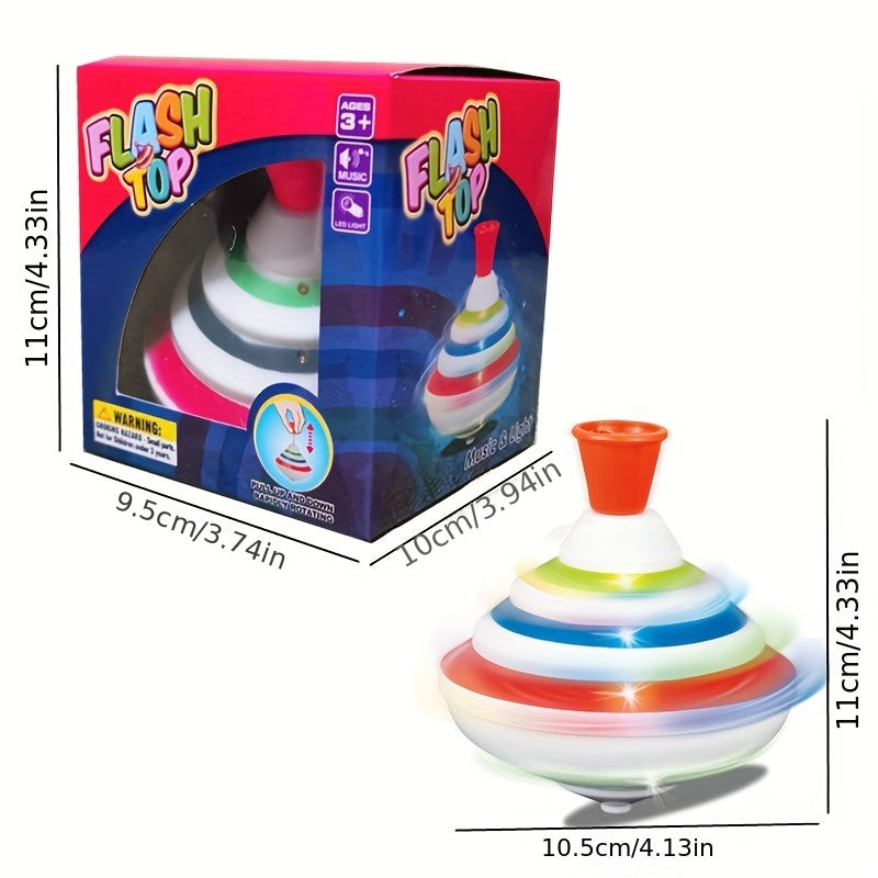 Light-Up Musical Spinning Gyro Toy - Cyprus