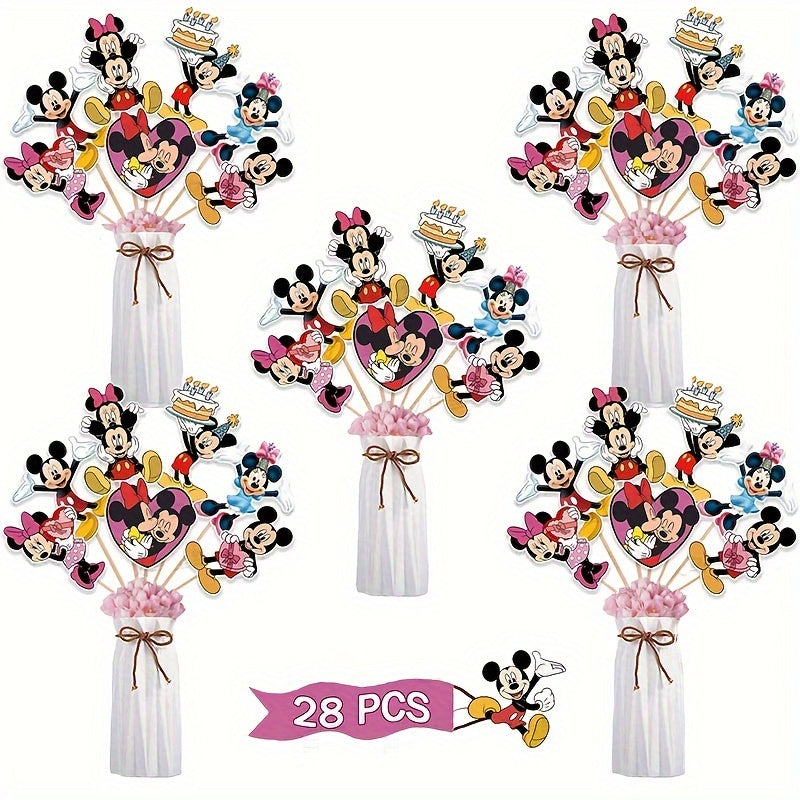 🔵 Disney Mickey και Minnie Party Decoration Set - Μη ηλεκτρικό - UME - Κύπρος