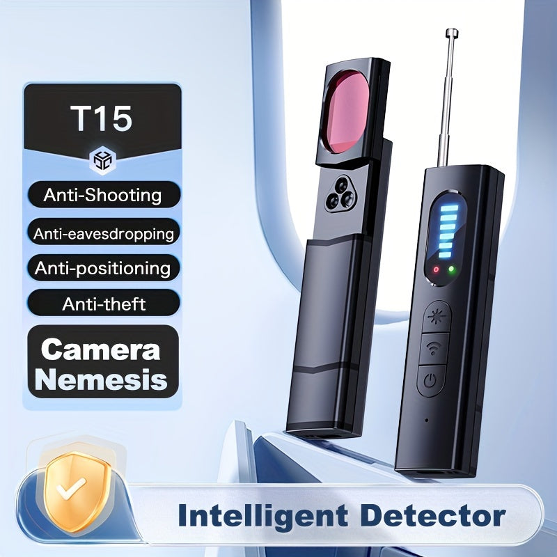 Portable Anti-Spy RF Detector & GPS Tracker with 5-Level Sensitivity