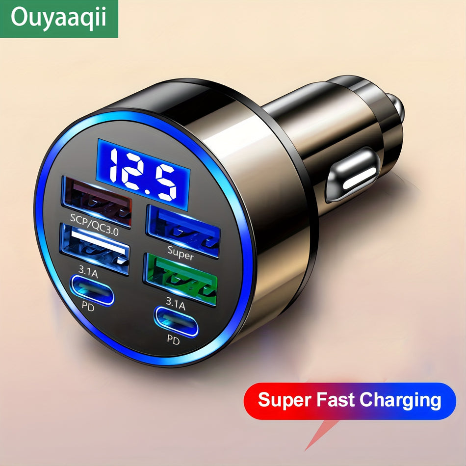 Ouyaaqii Car Charger With QC3.0 Fast Charging - Cyprus