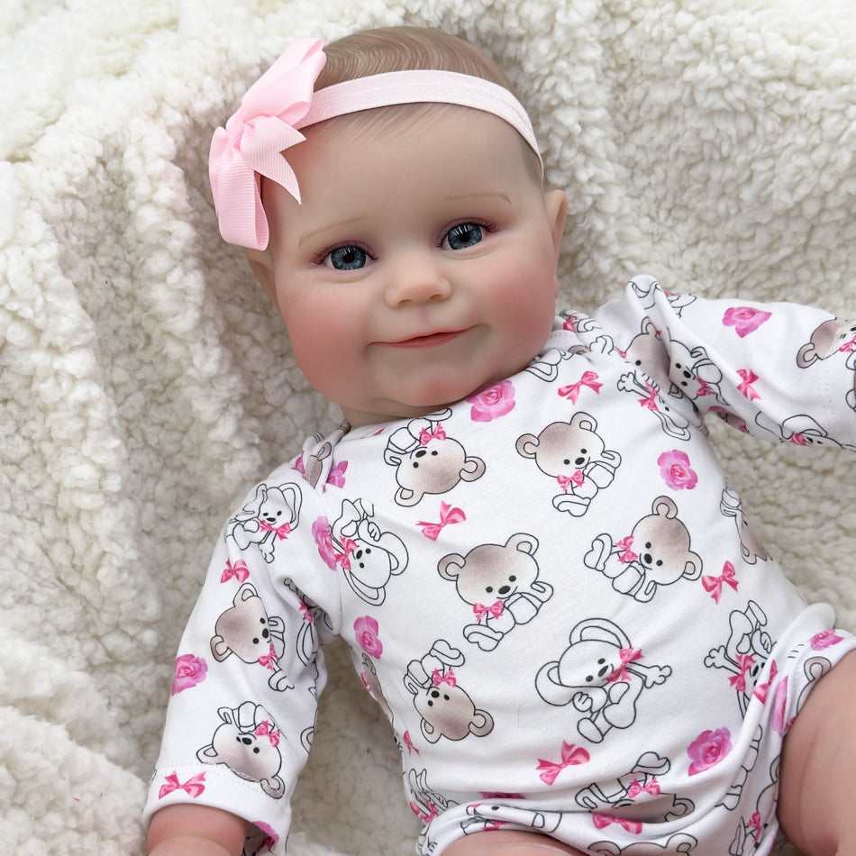 Hand-Painted Lifelike Reborn Youngsters Girl Doll - Includes Outfit & Accessories - Cyprus