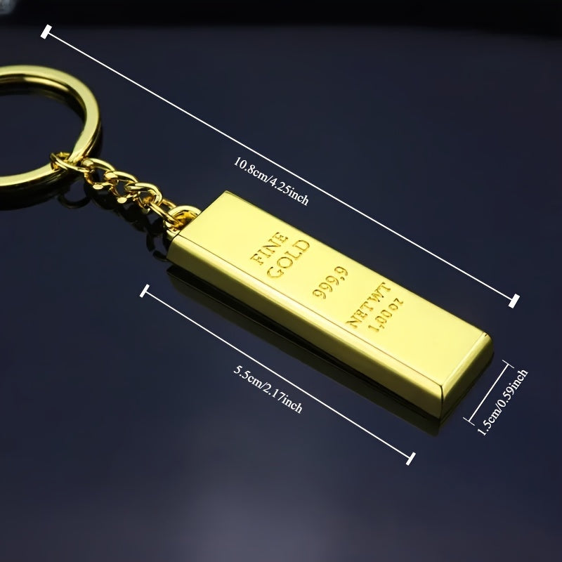 Fake Golden Bar Toy Keychain - Cyprus