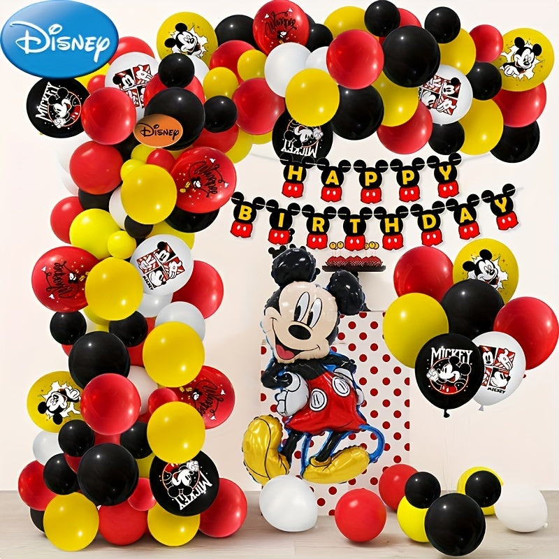 🔵 Mickey Mouse Birthday Party Balloon Decoration Set - Cyprus