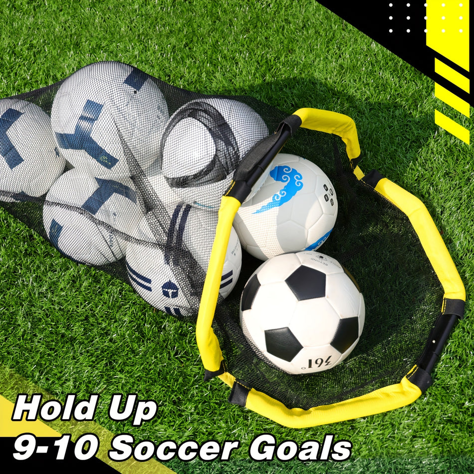 Happy Jump 3-in-1 Soccer Goal Target Net & Ball Storage Bag - Cyprus