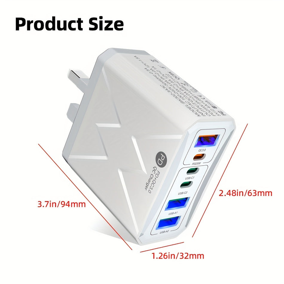 Fast Charging British Standard Mobile Phone Charger - Cyprus