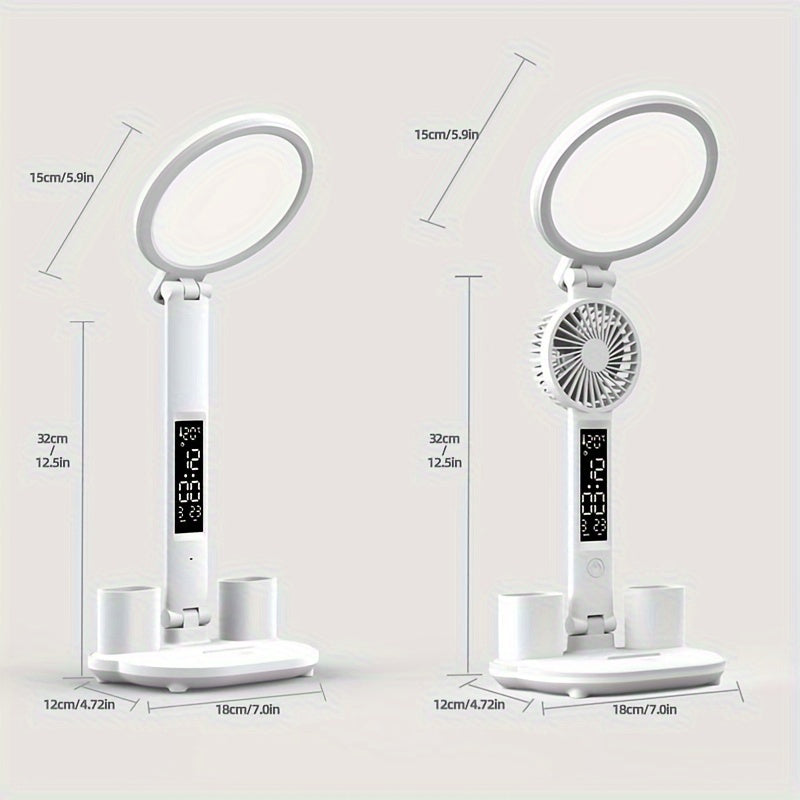 Intelligent Touch Desk Lamp with Fan and USB Connectivity - Cyprus