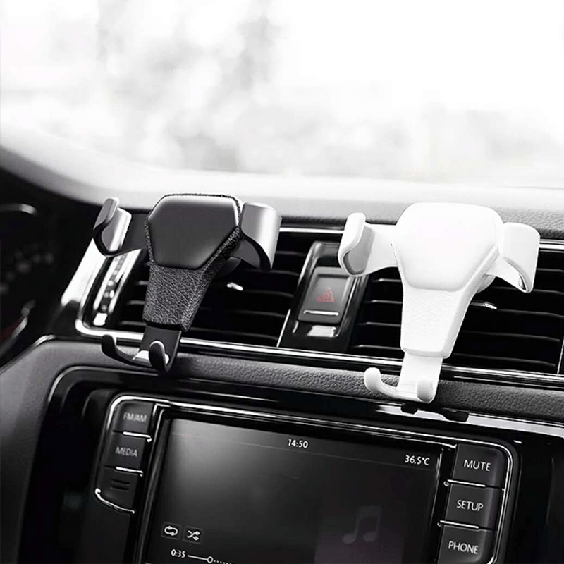 Universal Gravity Auto Phone Holder & Car Air Vent Clip Mount - Hands-free Mobile Phone Stand - Cyprus