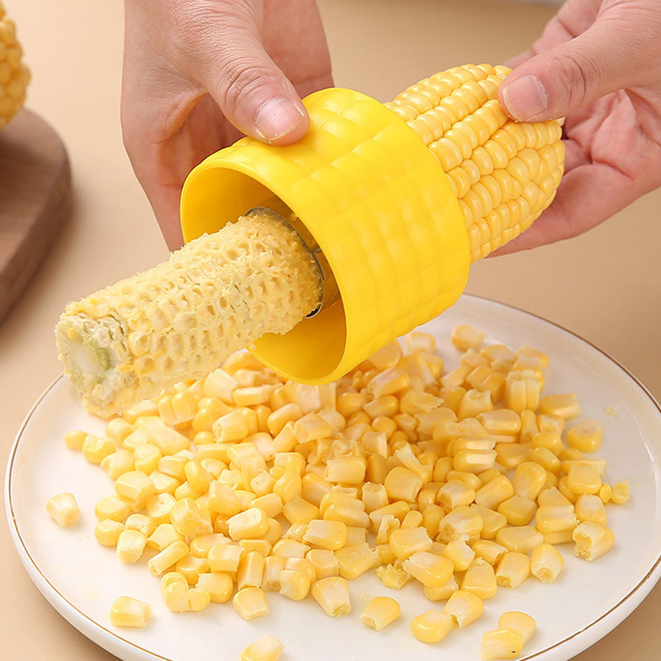 Corn Stripper & Vegetable Peeler Combo - Efficient Kitchen Gadget for Quick Corn Cob Stripping - Cyprus