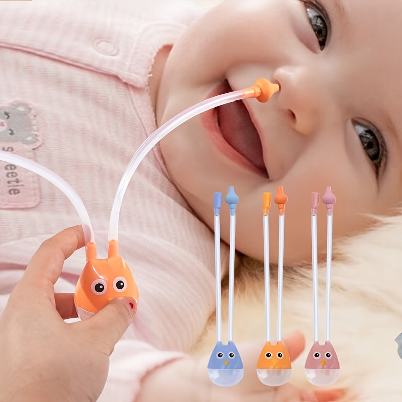 **'TF13516'** 🎁

**Cartoon Baby Nasal Aspirator for Newborns - Silicone Design** 🎁 TF13516