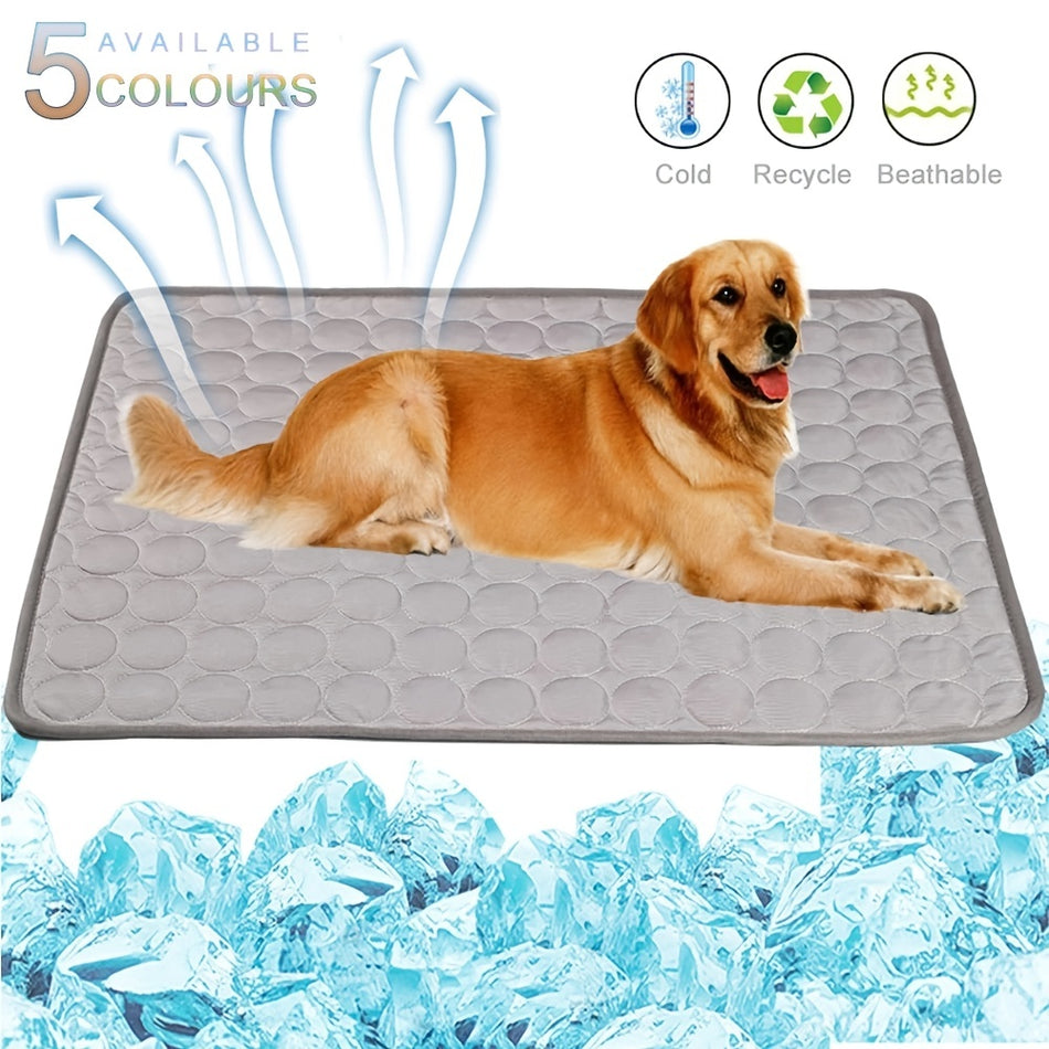 Self-Cooling Pet Mat for Dogs and Cats 🐾 - Beat the Heat in Style!