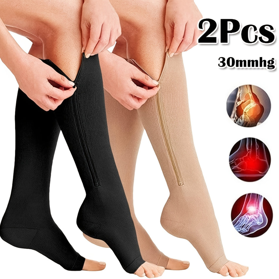 Breathable Compression With Side Zipper - Comfortable Support For Men Women - Cyprus