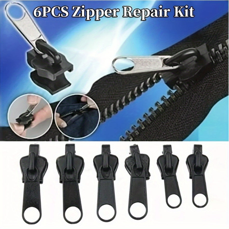 Instant Zipper Repair Kit - Universal Design & Multiple Sizes, Metal Fiber - Cyprus