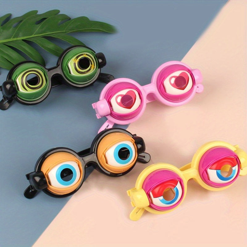 Crazy Eyes Plastic Glasses - Fun Pranks & Party Supplies - Cyprus